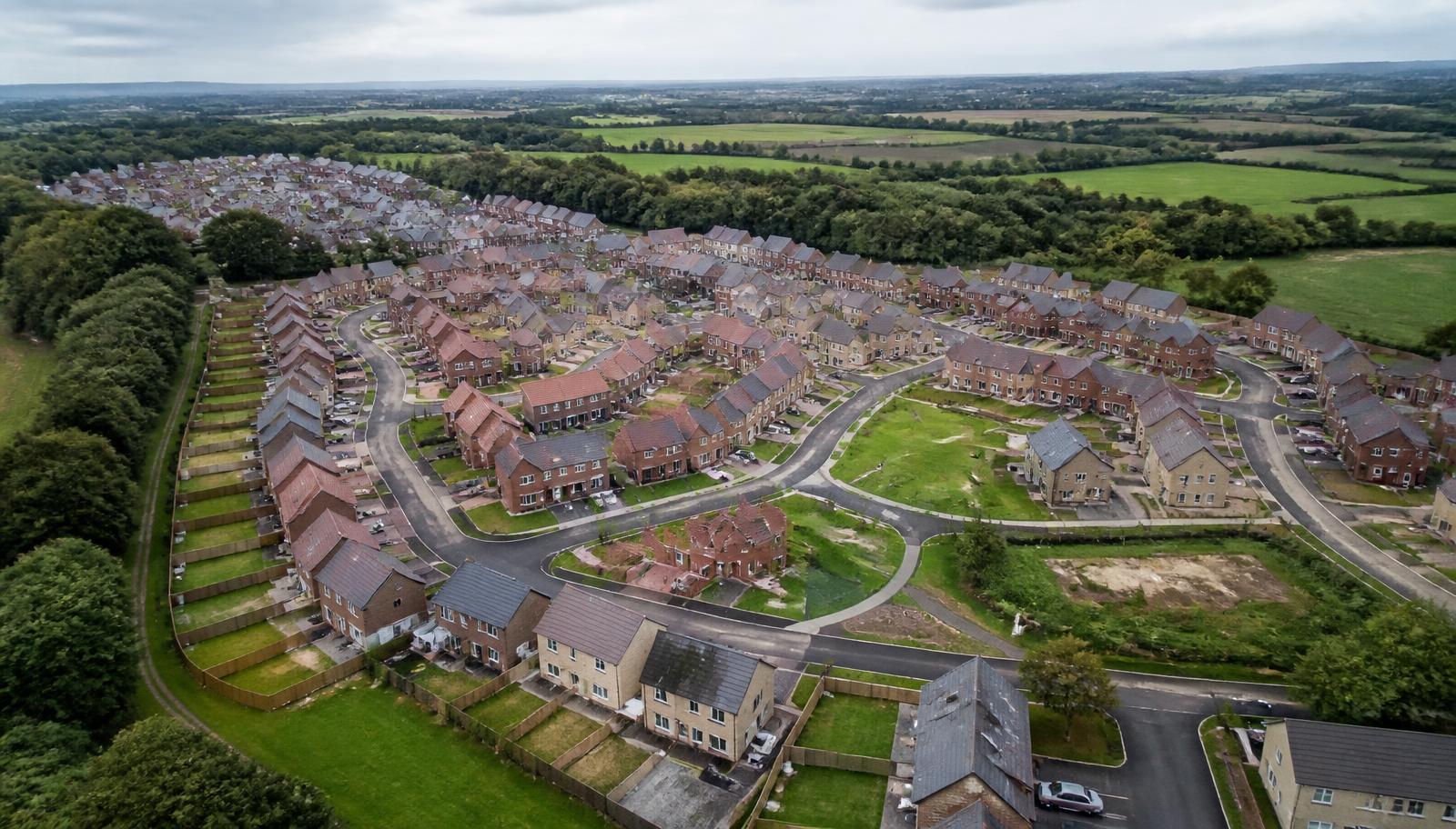 New build development from above